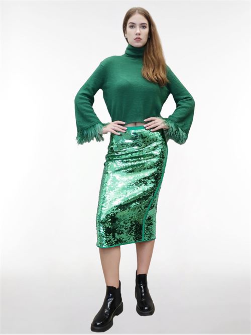 Sequin-detail jersey pencil skirt MAXMARA WEEKEND | 2357760136600002